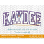 Kaydee Arched Embroidery