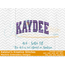 Kaydee Arched Embroidery