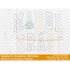 Mardi Gras Arched - Bean Stitch Applique - 2 Rows