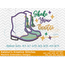 Shake Your Bootie - Mardi Gras Boots Applique, 5 image