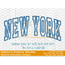 New York Arched Embroidery