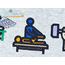 Lower Back Stretches Embroidery Design