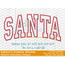 Santa Arched Embroidery