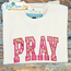 Pray Arched Embroidery