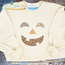 Quilted Jack o Lantern Face Applique Embroidery