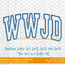 WWJD Arched Embroidery, 4 image