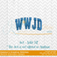 WWJD Arched Embroidery, 5 image