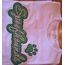Spoofhounds Applique Script Satin stitched by Becky
