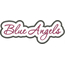 Blue Angels Applique Script Satin Snap Shot