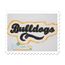 Bulldogs Distressed Applique
