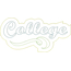 College Distressed Applique