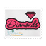 Diamonds Applique Script