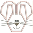Funny Bunny Applique Snap Shot
