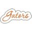 Gators Applique Script Zig Zag Snap Shot