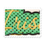 Irish Applique Script Satin Close Up