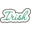 Irish Applique Script Satin Snap Shot