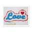 Love Distressed Applique
