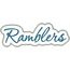 Ramblers Applique Script Zig Zag Snap Shot
