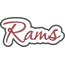 Rams Applique Script Satin Snap Shot