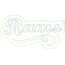 Rams Distressed Applique Snap Shot