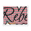 Rebels Applique Script Satin Close Up
