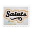 Saints Distressed Applique