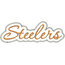 Steelers Applique Script Zig Zag Snap Shot