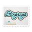 Stingrays Applique Script
