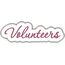 Volunteers Applique Script Zig Zag Snap Shot