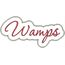 Wamps Applique Script Zig Zag Snap Shot