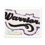 Warriors Distressed Applique Close Up