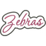 Zebras Applique Script Satin Snap Shot