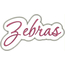 Zebras Applique Script Zig Zag Snap Shot