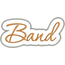 Band Applique Script Zig Zag Snap Shot