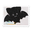 Black Bat Applique Close Up Black Bat Applique Close Up
