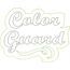 Color Guard Distressed Applique Snap Shot