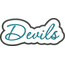 Devils Applique Script Satin Snap Shot