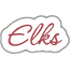 Elks Applique Script Zig Zag Snap Shot