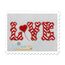 Love Applique Text with Heart