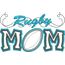 Rugby Mom Applique with a Twist Snap Shot