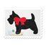 Scottie Applique 2 with Bow