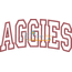 Aggies Arched Applique Snap Shot