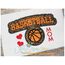 Basketball Mom Block Arc Applique