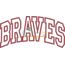 Braves Arched Applique Snap Shot