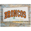 Broncos Arched (w/o Top Stitch)