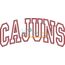 Cajuns Arched Applique Snap Shot