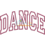 Dance Arched Applique Snap Shot
