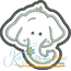 Elephant Head Applique Embroidery
