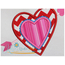 Heart and Arrow Applique Close Up
