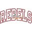 Rebels Arched Applique Snap Shot